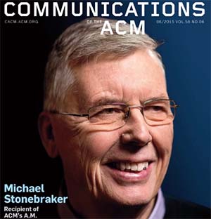 Micheal Stonebraker - Recipient of ACM Award
