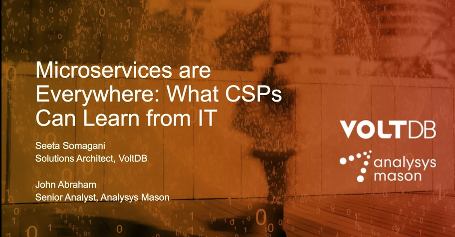 Pre-recorded webinar: Microservices