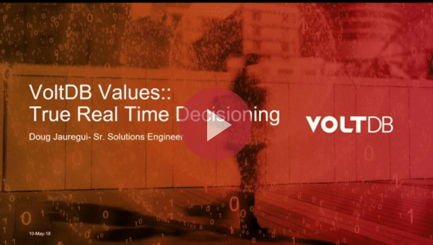 Webinar - Machine Learning for True RealTime Decisioning in FinServ