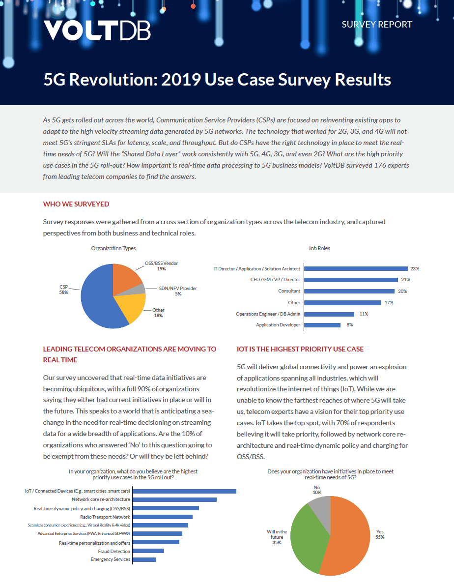2019 Survey Report: 5G Priorities & Use Cases