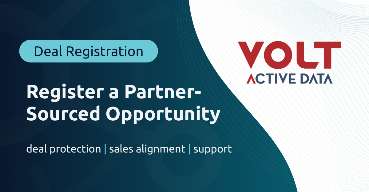 Partner Deal Registration | Volt Active Data