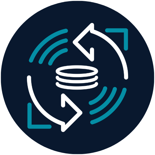 Main Authentification Streaming Data Icon