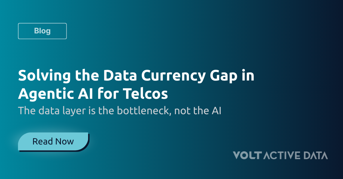 From Hype to Production: Solving the Data Currency Gap in Agentic AI for Telcos