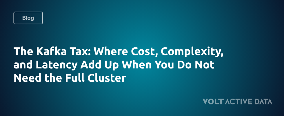 The Kafka Tax: Where Cost, Complexity, and Latency Add Up When You Do Not Need the Full Cluster